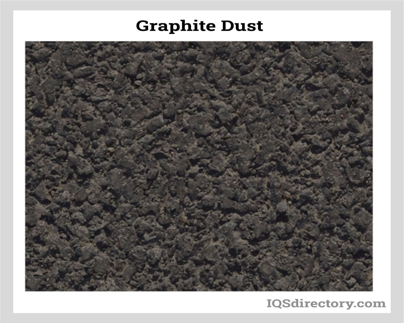 graphite dust